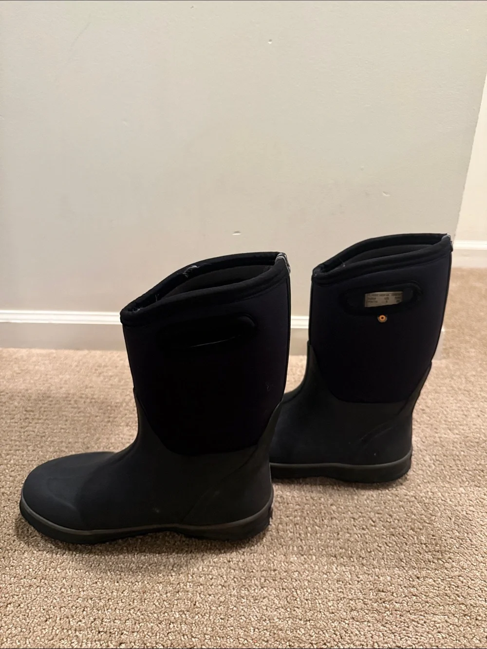 Bogs Black Waterproof Tall Slip-On Boots
